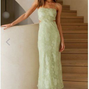 Fortunate One Cascalone Maxi Dress Sage